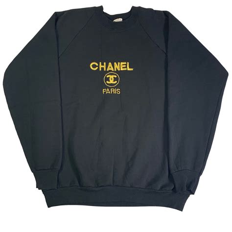 chanel sweatshirt men's|chanel sweatshirt vintage.